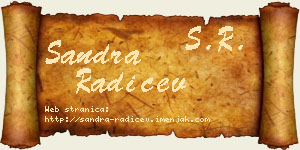 Sandra Radičev vizit kartica